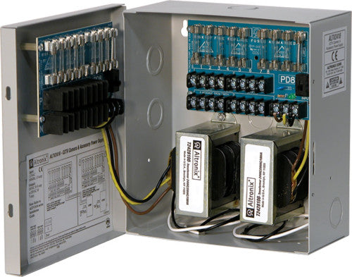 Altronix ALTV2416220 16 FUSE OUT 24/28VA @ 8/7A 220