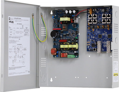 Altronix NETWAYSP8X3 8PT FB MD CNV/2SFP/360W/NEMA