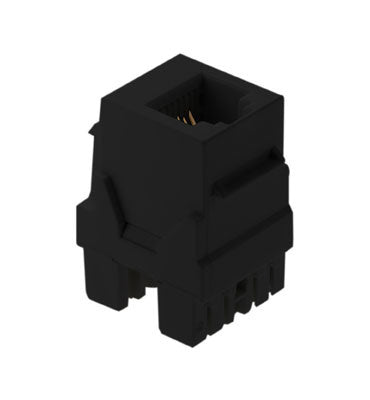 On-Q WP3425BK KEY: RJ25 CONNECTOR BLACK (M20)