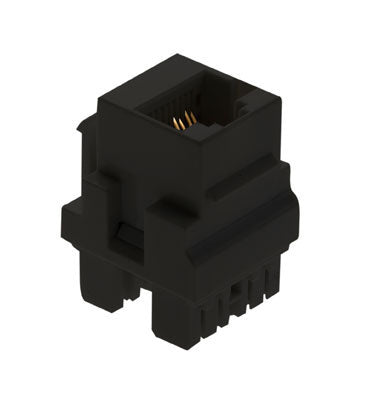 On-Q WP3458BK KEY: CAT5E RJ45 T568 CONN KEY BK (M20)