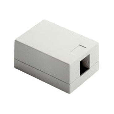 On-Q WP3501WH 1 PORT SURFACE MOUNT BOX WH (M10)