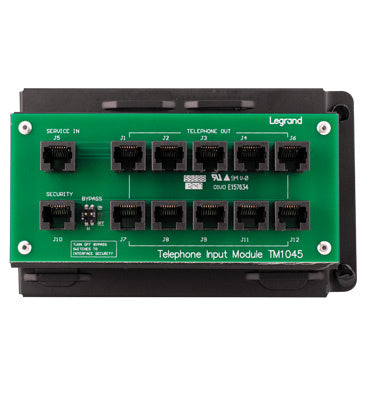 On-Q TM1045 SW: 10WAY RJ45 TELECOM MODULE W/RJ31X