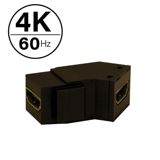 On-Q WP124KBR KEY: 4K HDMI KEYSTONE INSERT BROWN (M10)