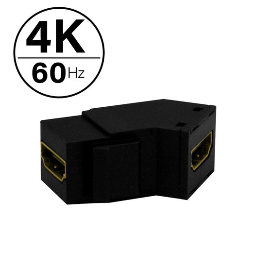 On-Q WP124KBK KEY: 4K HDMI KEYSTONE INSERT BLK (M10)