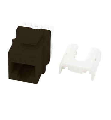 On-Q WP3475BR KEY: CAT 5E QC A/B KEYSTONE CON BR (M10)