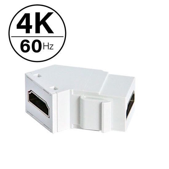 On-Q WP124KWHV1 4K HDMI KEYSTONE INSERT, WHITE