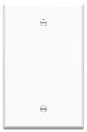 On-Q WP3300WH SGL GANG OVERSIZED WP BLANK WH
