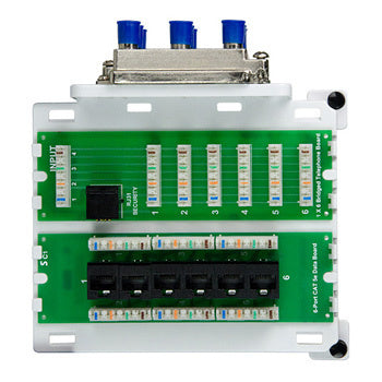 On-Q CO1156 SW: TRIO COMBO MODULE 6X8 W/ CAT5E DATA