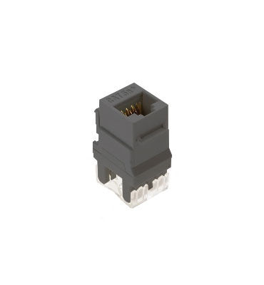 On-Q WP3450GY KEY: CAT5E RJ45 T568 A/B CNCTR GRY (M20)