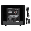 Earthquake MiniMe DSP P-12 12" POWERED SUB, 600 W. Class D, 24dB XOVER/ SLAPS PASSIVE - BLACK PIANO + Remote-PER EACH