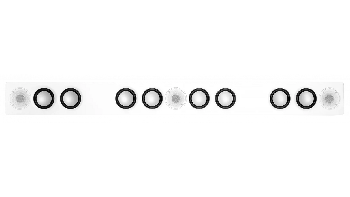 Elac Muro Large 3-Channel Passive Soundbar - White, Each