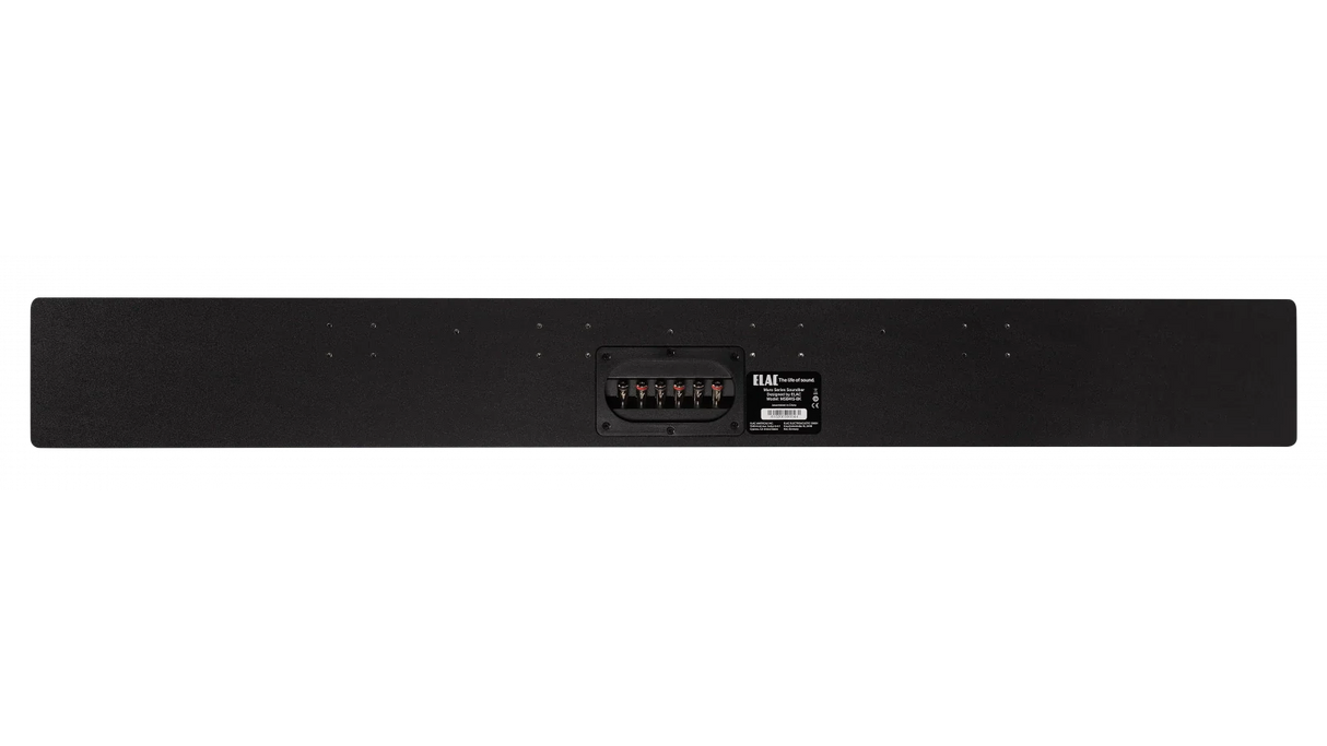 Elac Muro Small 3-Channel Passive Soundbar - Black, Each