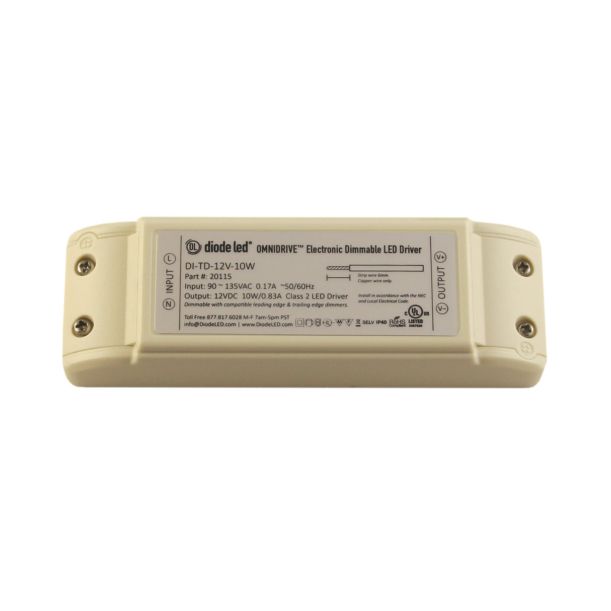 Diode OMNIDRIVE® Electronic Dimmable Drivers
