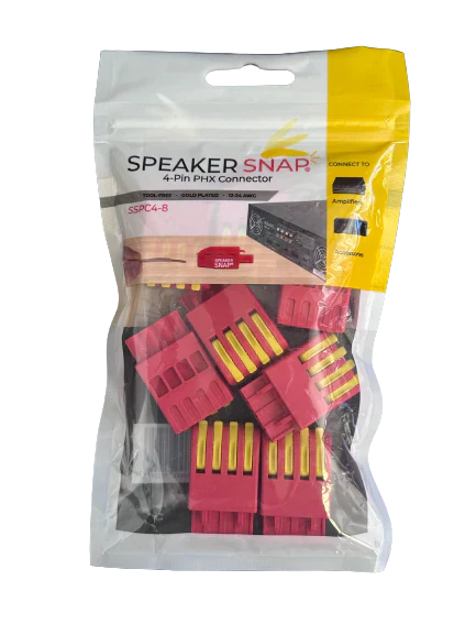 Speaker Snap SSPC4-8 PHX Connector 4-Pin / 8 Pieces