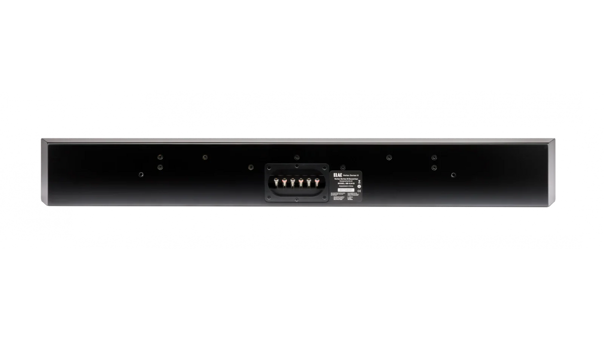Elac Vertex III 3-Channel Passive Soundbar-JET-Small (Black), Each