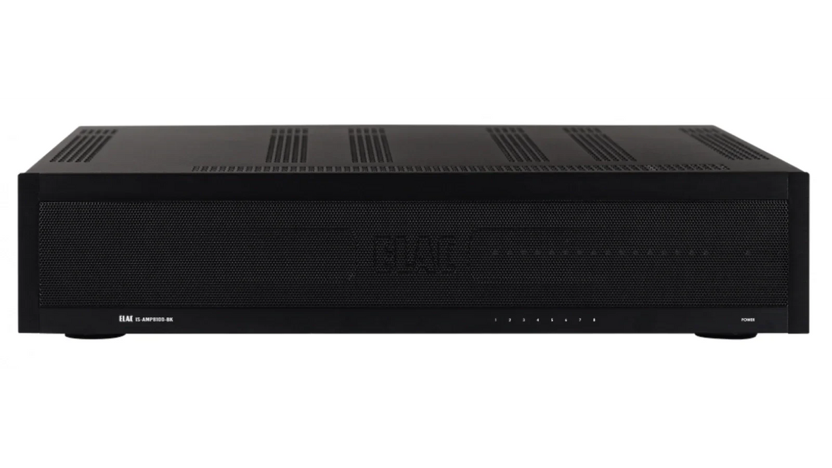 Elac IS-AMP8100-BK Integrator 8 x 100W Multi-Zone Amplifier - Black, Each