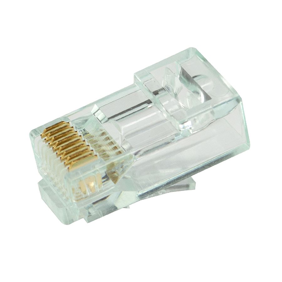 Simply45 S45-1600 Pass Through Green Tint - Cat6 UTP - 100pc Jar