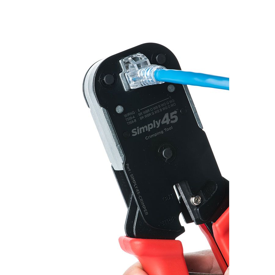 Simply45 S45-C100 Pass Through RJ45 Crimper
