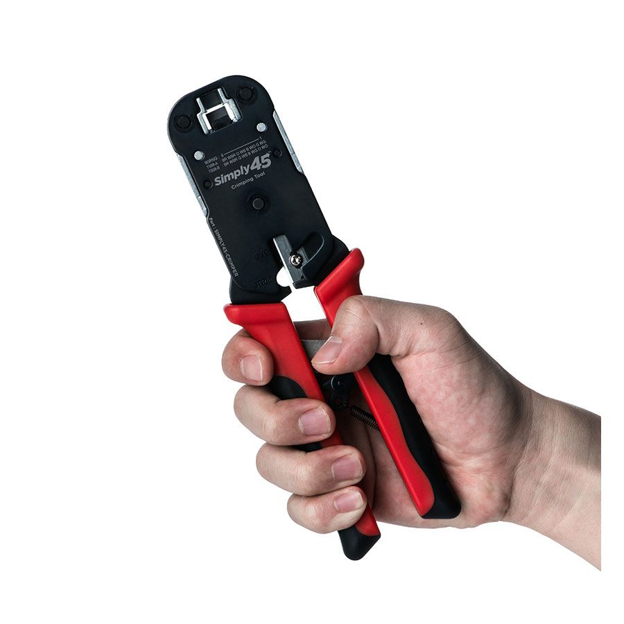 Simply45 S45-C100 Pass Through RJ45 Crimper