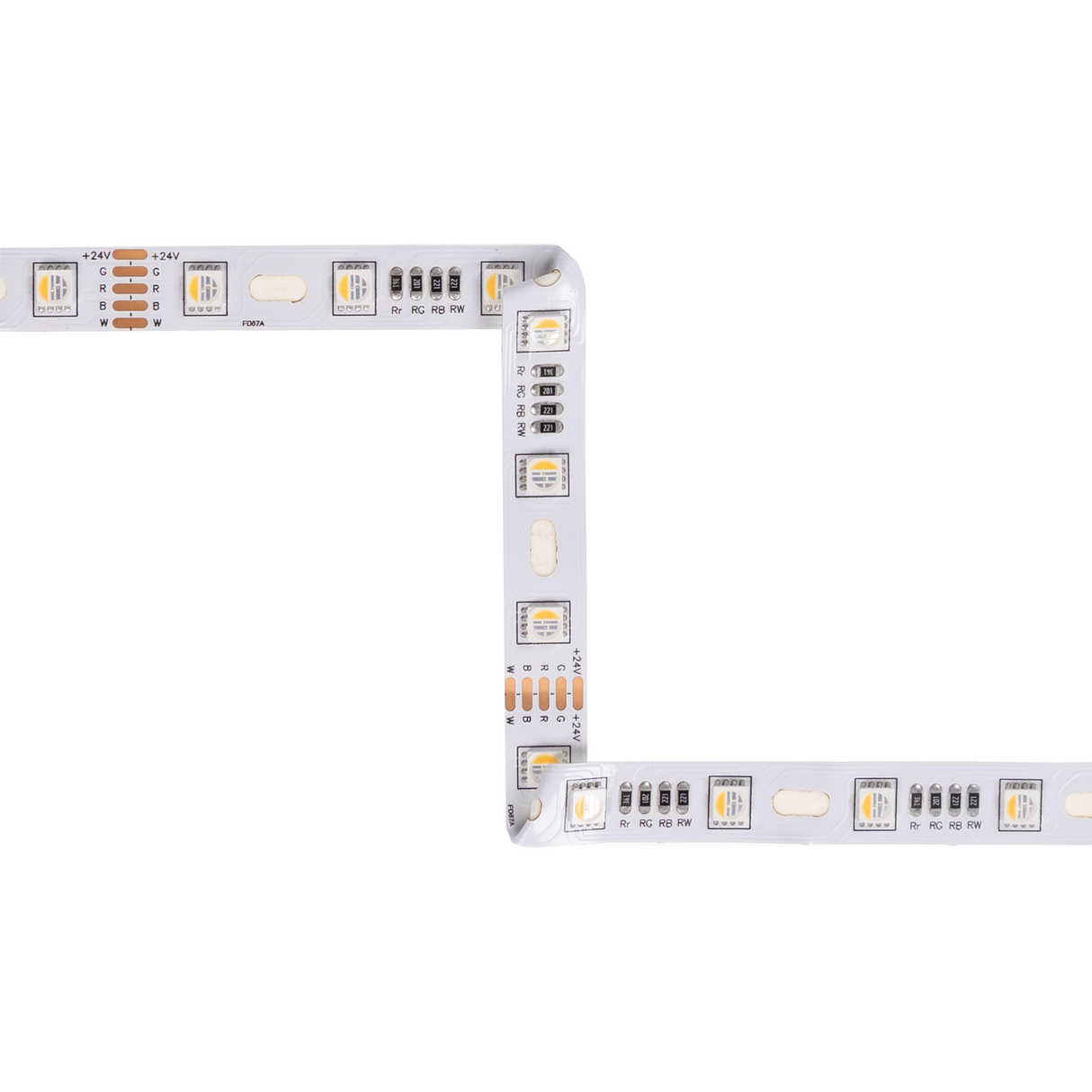 Diode SQUIGGLY RGBW LED Tape Light, 24V, RGBW, 16.4 ft.