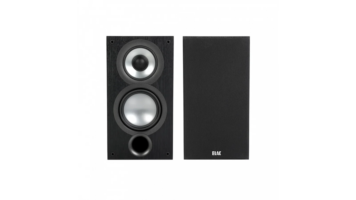 Elac Uni-Fi 2.0 Bookshelf Speaker - Black, Pair