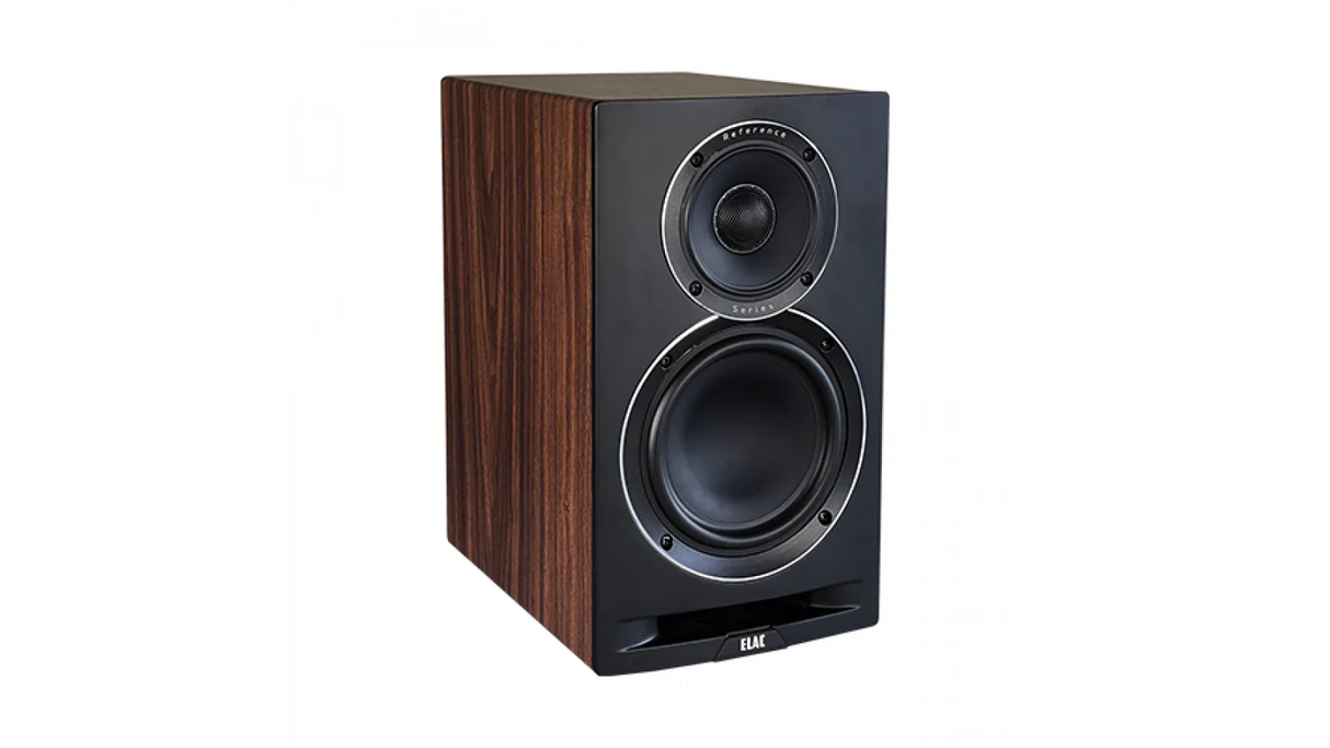 Elac 6.5"UniFi Reference Bookshelf Speaker - Walnut/Black, Pair