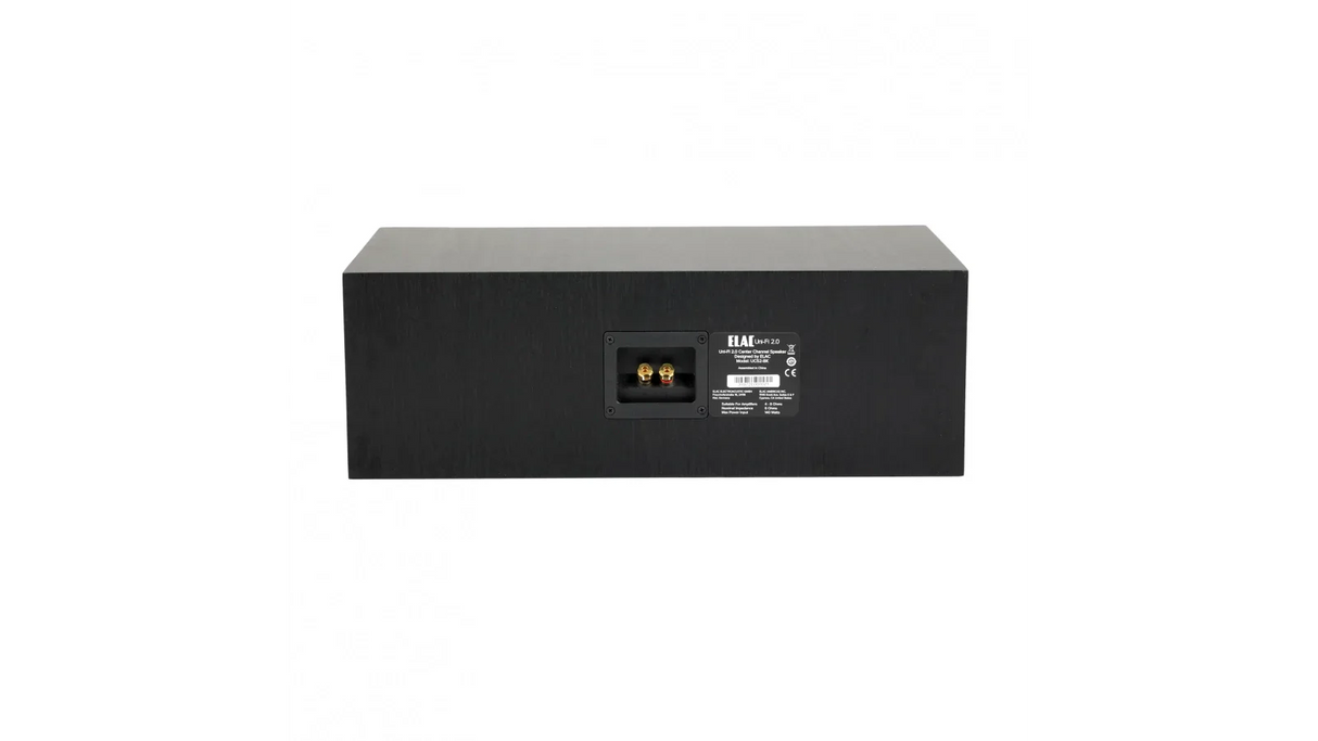 Elac 5.25" Uni-Fi 2.0 Center Speaker - Black, Each