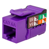 Vertical Cable CAT6 RJ45 Keystone Jack V-Max Series Single/25 pack