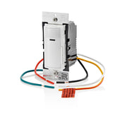Leviton D2MSD-1BW Decora Smart Motion Sensing Dimmer Switch, Wi-Fi, Neutral Wire Required