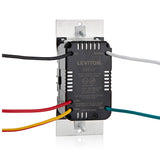Leviton D2ELV-1BW Decora Smart ELV/LED Phase Selectable Dimmer, Wi-Fi, Neutral Wire Required