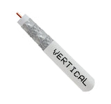 Vertical Cable 107-1953WH6Q1BX RG6 Quad Shield Coax 1000 ft., White