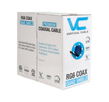 Vertical 107-2309/BK RG6 QUAD SHIELD 18 AWG COAXIAL CABLE (CM-RATED)