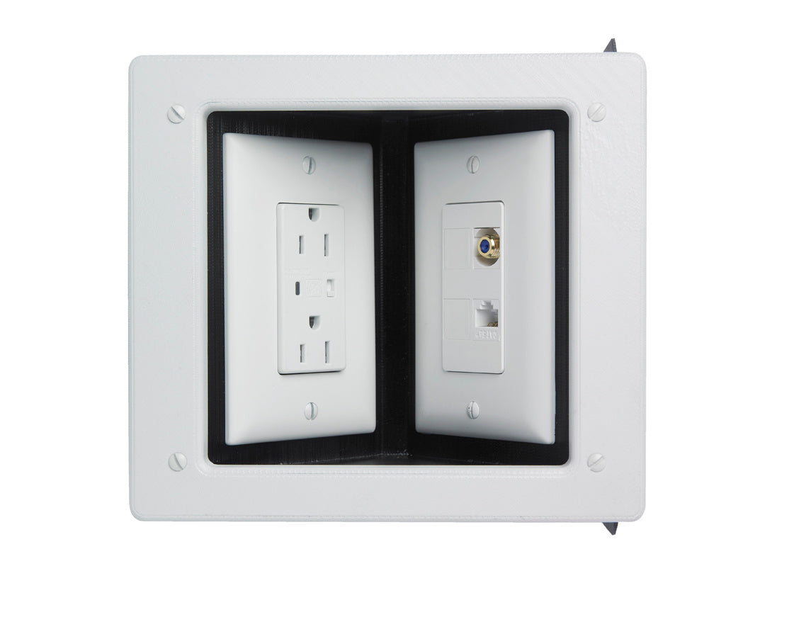On-Q TV2MW RECESSED TV BOX NEW WORK 2G