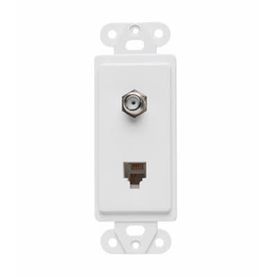 On-Q 26TELTVWCC10 TELEPHONE 2 OUTLET 4W W