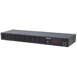 Intellinet 163682 19" Rackmount Smart Switched Metered 8-Outlet PDU
