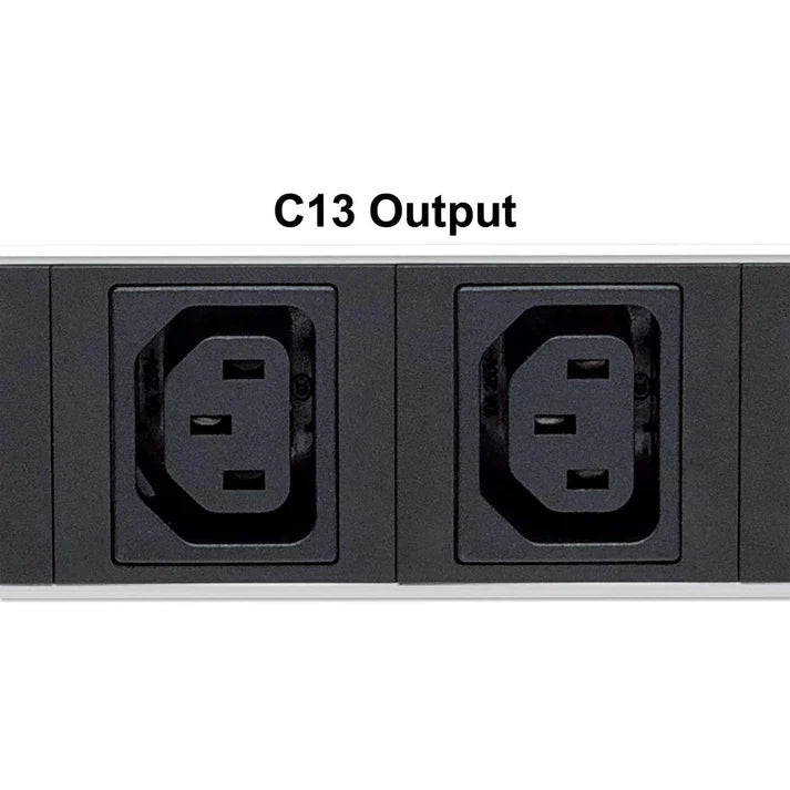 Intellinet 163682 19" Rackmount Smart Switched Metered 8-Outlet PDU