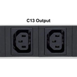 Intellinet 163682 19" Rackmount Smart Switched Metered 8-Outlet PDU