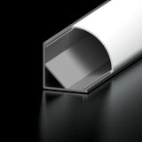 Diode Channel Bundle, 20mm ROUNDED CORNER, Accessory Pack, 2 open end caps, 2 closed end caps, 4 mounting clips