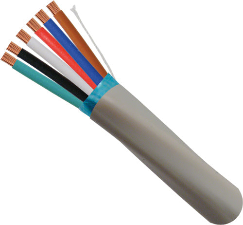 Vertical Cable 18/6 500ft spool Alarm-Security Cable 211-186ST/S/5GY