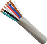 Vertical Cable 210-226ST/5GY Alarm-Security Cable, Unshielded, 22AWG, 6 Conductor Stranded, 500 ft, Pull Box, Gray