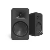 Kanto ORA4MB Powered Reference Speakers with USB-C Input and Bluetooth - Black, Pair