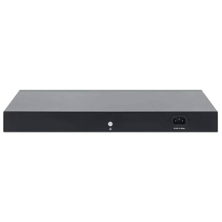 Intellinet 561891 24-Port Gigabit Ethernet PoE+ Switch with 2 SFP Ports