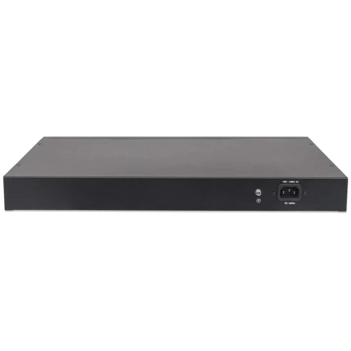 Intellinet 560559 24-Port Gigabit Ethernet PoE+ Web-Managed Switch with 2 SFP Ports