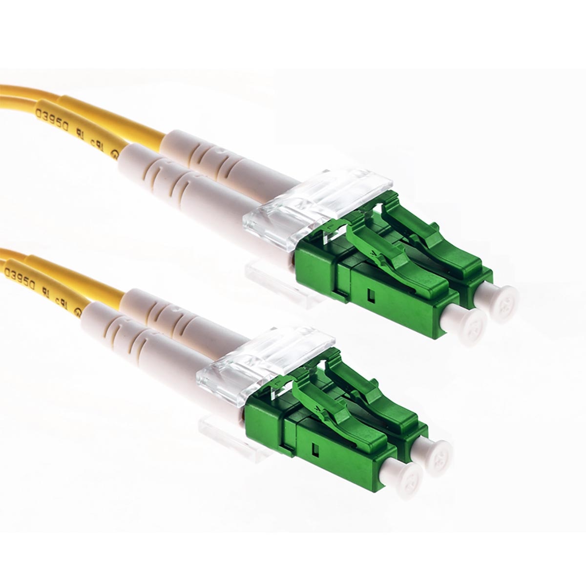 Cleerline 3DOS2LCLC02m-APC Duplex Patch Cable, LC/APC-LC/APC, OS2, 3.0 mm Riser, 2 m / 6.6 ft Per Each