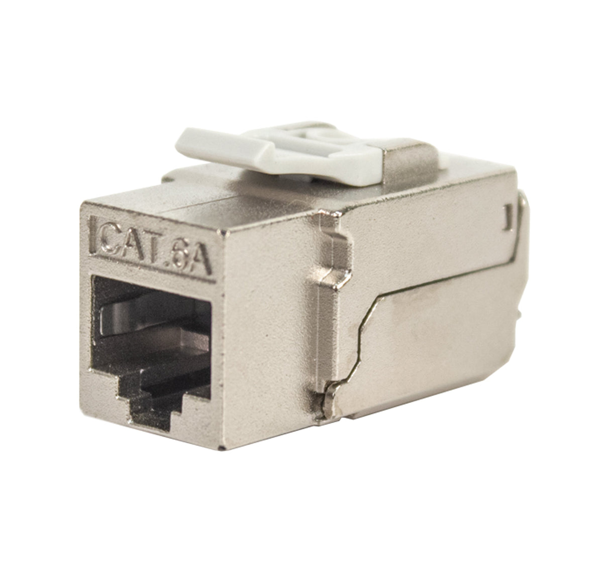 Vertical 303-J2637/C6AS CAT6A Shielded Data Grade Keystone Jack 360° Degree 8×8 Conductors