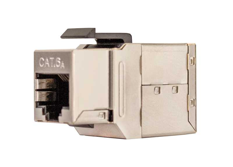 Vertical 303-KCJ/S CAT6A Shielded Keystone Coupler