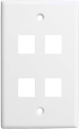 Vertical Cable Wall Plates Standard Size