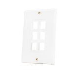 Vertical Cable Keystone Wall Plate (Decora Style) – 308 Series