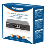 Intellinet 562058  5-Port Switch with 4 x 2.5G Ethernet Ports and 1 SFP+ Uplink