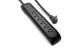 Monster ME-5002 Power strip surge protector, 6 AC, black finish
